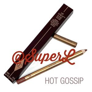 NEW Charlotte Tilbury LIP CHEAT HOT GOSSIP Tawny Rose Pink Lipstick Lip Pencil
